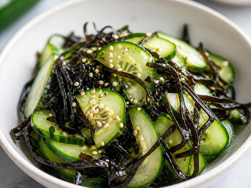 Gurken-Wakame-Salat