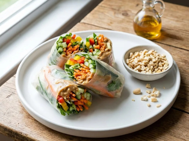 Würzige Thai-Wraps mit Gemüse