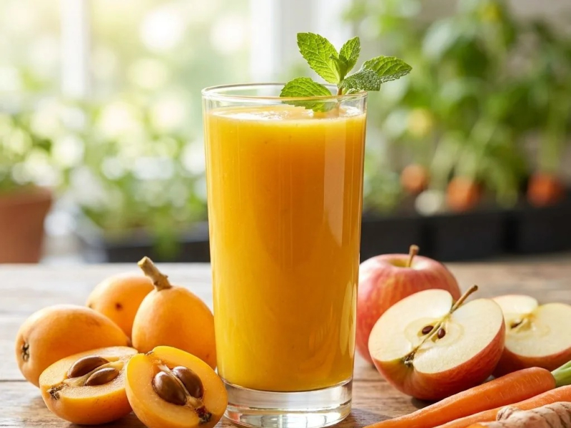 Loquat-Kurkuma-Saft